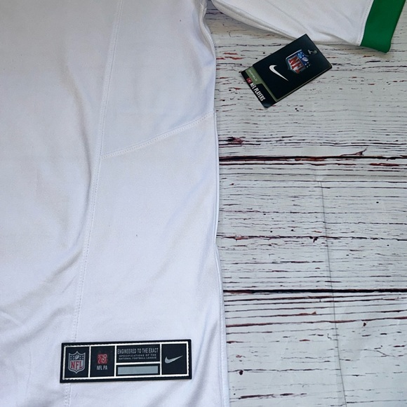 Jalen Hurts•Eagles (Sz-5XL) #1•white & Kelly Green•Stitched not pressed - Picture 4 of 8